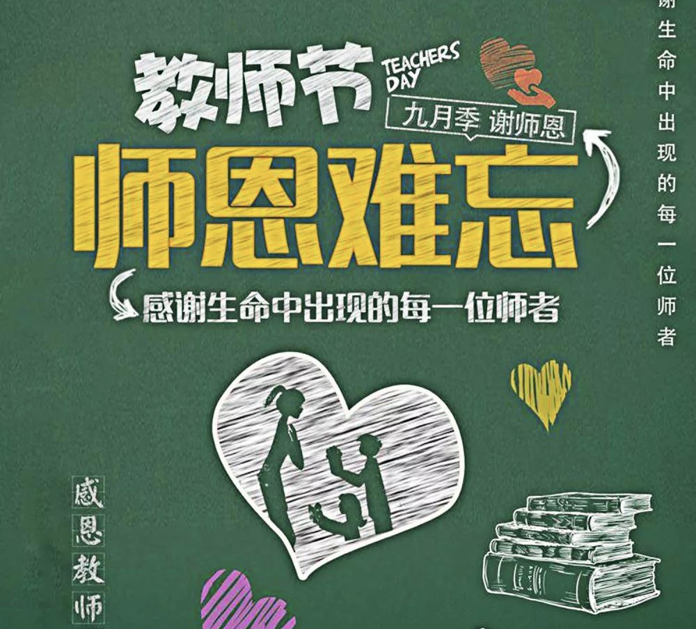 感謝生命中出現(xiàn)的每一位老師，教師節(jié)快樂！