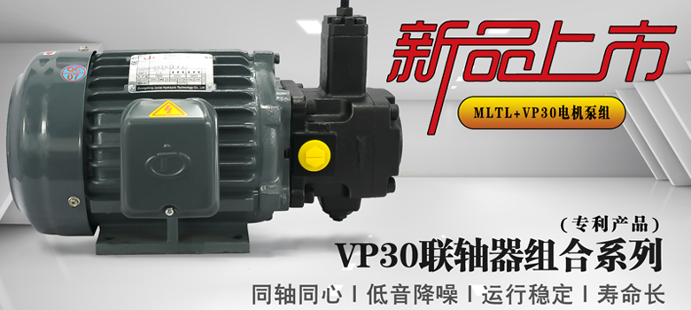 【新品上市】俊泰液壓VP30單聯變量葉片泵，聯軸器組合系列新創(chuàng)意！